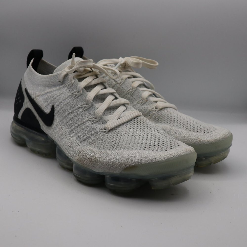 White Flyknit Sneakers Men Size 11 | Air Vapormax